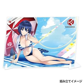 ドルフィンウェーブ ドルウェブ 都条みちる 水着 特大アクリルスタンド ドルフィンウェーブ]特大アクリルスタンド（都条 みちる